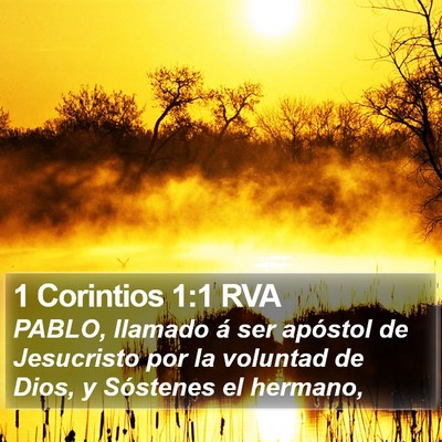 1 Corintios 1:1 RVA Bible Verse Image