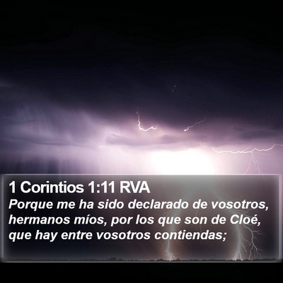 1 Corintios 1:11 RVA Bible Verse Image