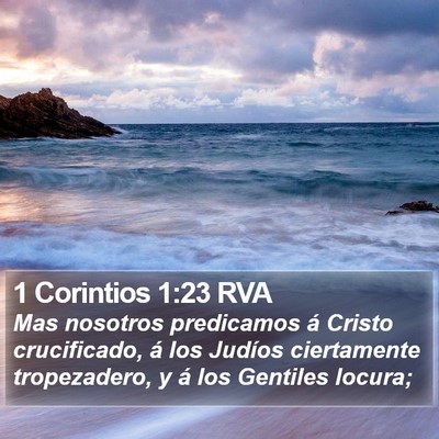 1 Corintios 1:23 RVA Bible Verse Image