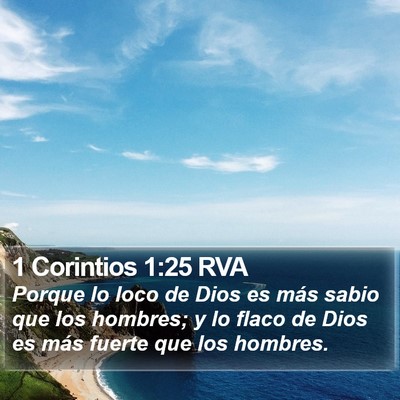 1 Corintios 1:25 RVA Bible Verse Image
