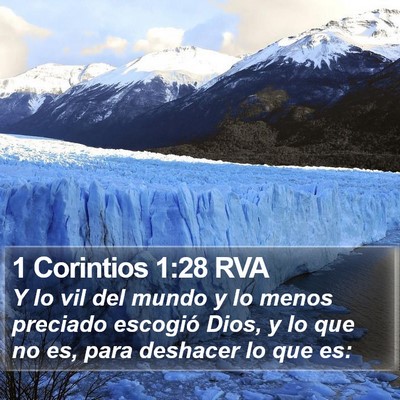 1 Corintios 1:28 RVA Bible Verse Image