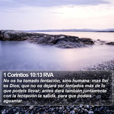 1 Corintios 10:13 RVA Bible Verse Image