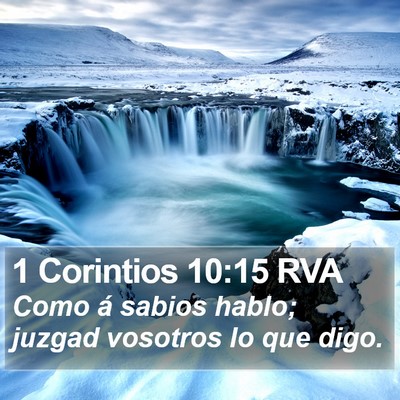 1 Corintios 10:15 RVA Bible Verse Image