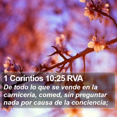 1 Corintios 10:25 RVA Bible Verse Image