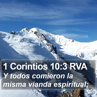 1 Corintios 10:3 RVA Bible Verse Image
