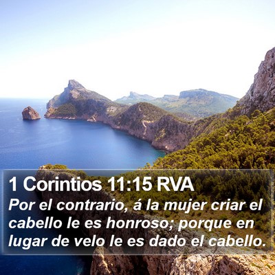 1 Corintios 11:15 RVA Bible Verse Image