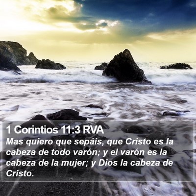 1 Corintios 11:3 RVA Bible Verse Image