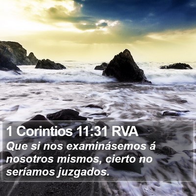 1 Corintios 11:31 RVA Bible Verse Image