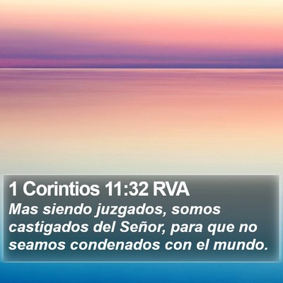 1 Corintios 11:32 RVA Bible Verse Image