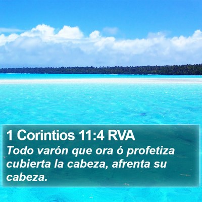 1 Corintios 11:4 RVA Bible Verse Image