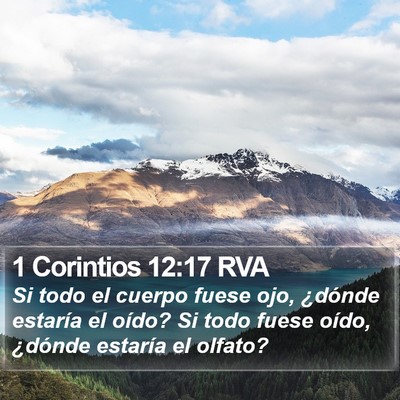 1 Corintios 12:17 RVA Bible Verse Image