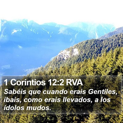 1 Corintios 12:2 RVA Bible Verse Image