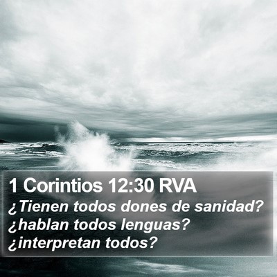 1 Corintios 12:30 RVA Bible Verse Image