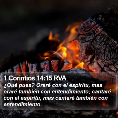 1 Corintios 14:15 RVA Bible Verse Image
