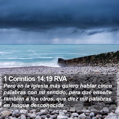 1 Corintios 14:19 RVA Bible Verse Image