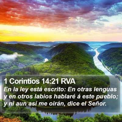 1 Corintios 14:21 RVA Bible Verse Image