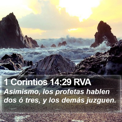 1 Corintios 14:29 RVA Bible Verse Image
