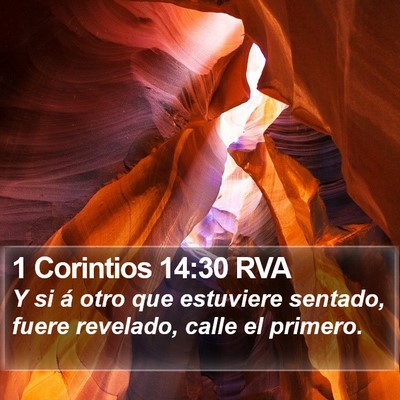 1 Corintios 14:30 RVA Bible Verse Image