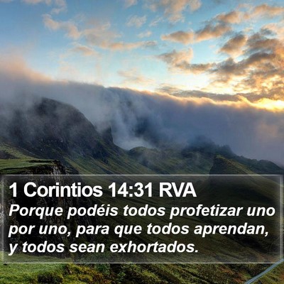 1 Corintios 14:31 RVA Bible Verse Image