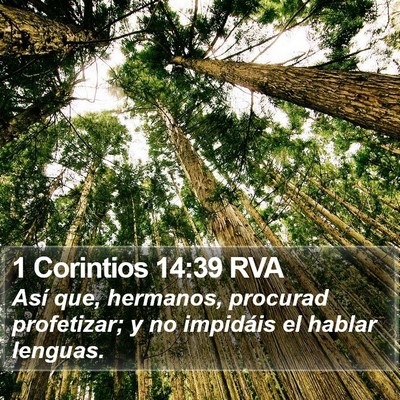 1 Corintios 14:39 RVA Bible Verse Image