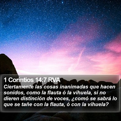 1 Corintios 14:7 RVA Bible Verse Image