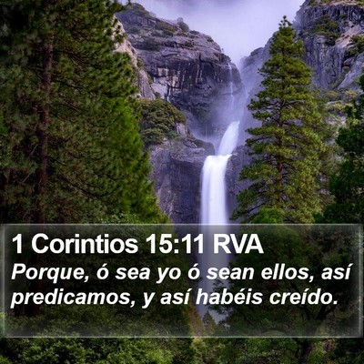 1 Corintios 15:11 RVA Bible Verse Image