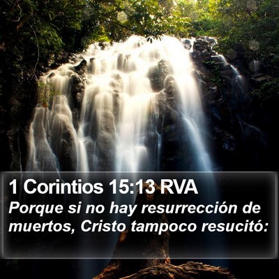 1 Corintios 15:13 RVA Bible Verse Image
