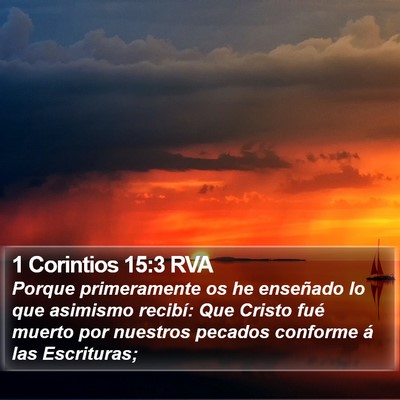 1 Corintios 15:3 RVA Bible Verse Image