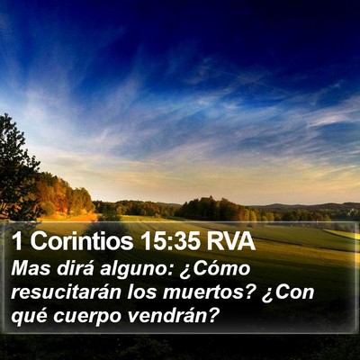 1 Corintios 15:35 RVA Bible Verse Image
