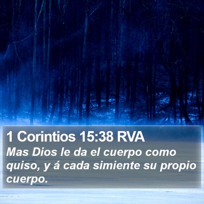 1 Corintios 15:38 RVA Bible Verse Image