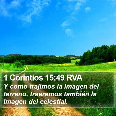 1 Corintios 15:49 RVA Bible Verse Image