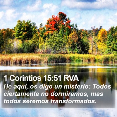1 Corintios 15:51 RVA Bible Verse Image