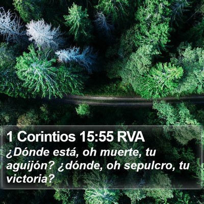 1 Corintios 15:55 RVA Bible Verse Image