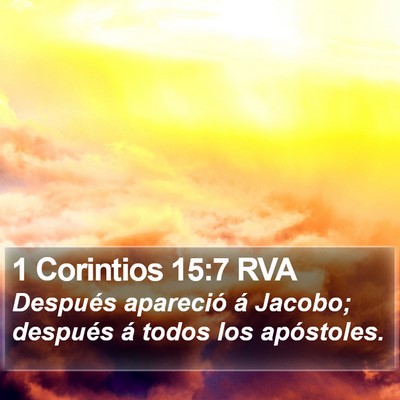 1 Corintios 15:7 RVA Bible Verse Image