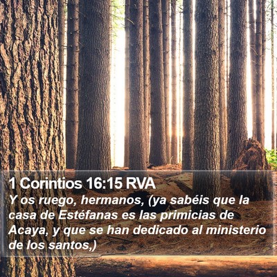 1 Corintios 16:15 RVA Bible Verse Image