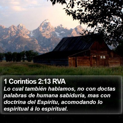 1 Corintios 2:13 RVA Bible Verse Image