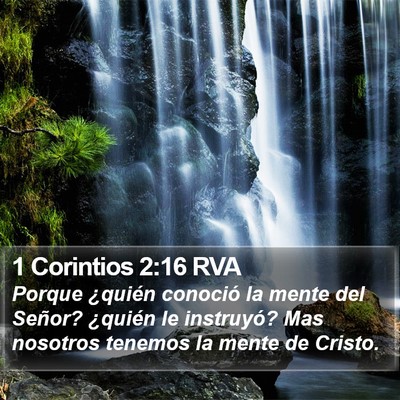 1 Corintios 2:16 RVA Bible Verse Image