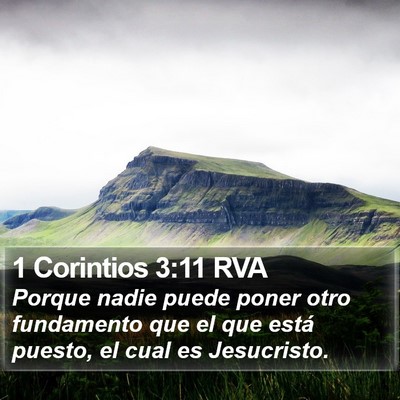 1 Corintios 3:11 RVA Bible Verse Image