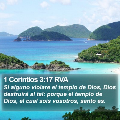 1 Corintios 3:17 RVA Bible Verse Image