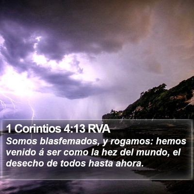 1 Corintios 4:13 RVA Bible Verse Image