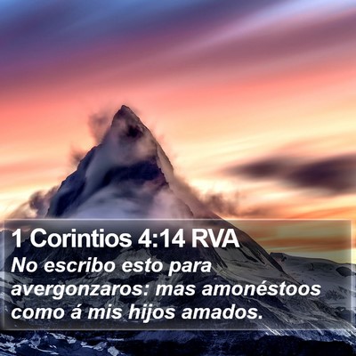 1 Corintios 4:14 RVA Bible Verse Image