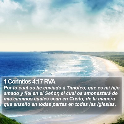 1 Corintios 4:17 RVA Bible Verse Image
