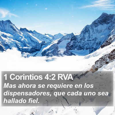 1 Corintios 4:2 RVA Bible Verse Image