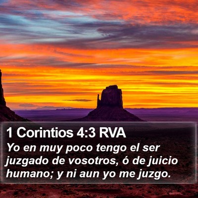 1 Corintios 4:3 RVA Bible Verse Image