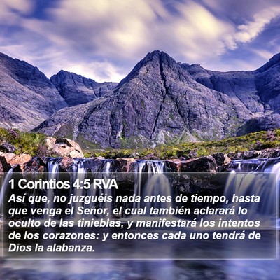 1 Corintios 4:5 RVA Bible Verse Image