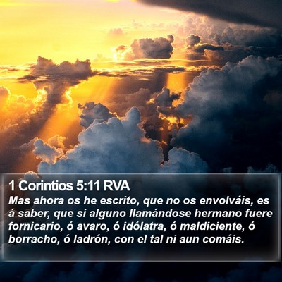 1 Corintios 5:11 RVA Bible Verse Image