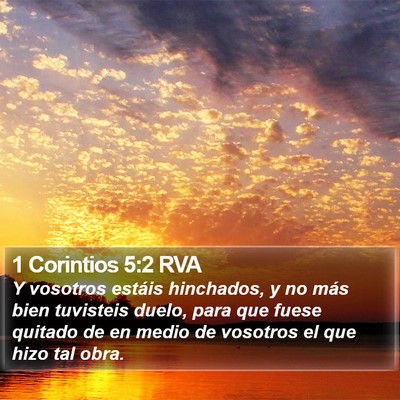 1 Corintios 5:2 RVA Bible Verse Image