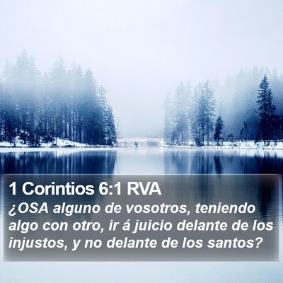 1 Corintios 6:1 RVA Bible Verse Image