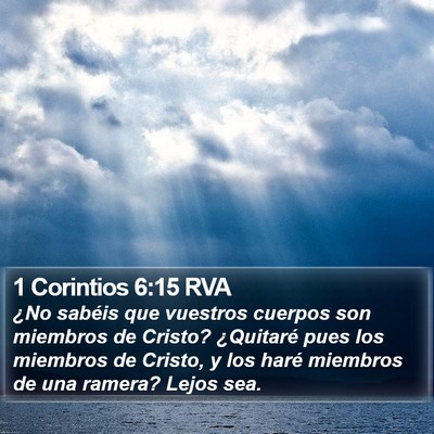 1 Corintios 6:15 RVA Bible Verse Image