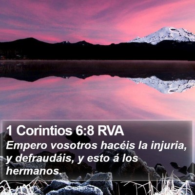 1 Corintios 6:8 RVA Bible Verse Image